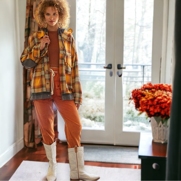 POL Plaid Hooded Shirt Jacket - Picture 5 of 12